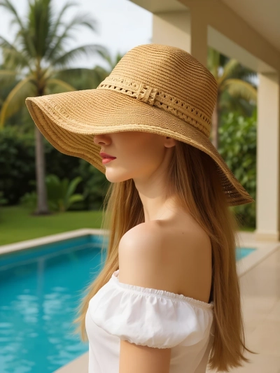 Royalfashion Соломенная шляпа Falina для женщин