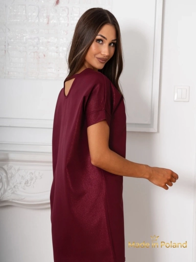 Paprasta moteriška trumpa suknelė „Lady Time“