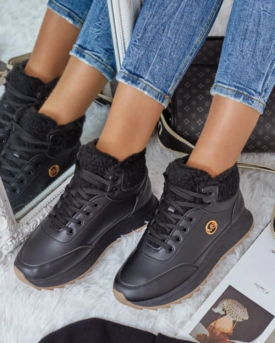 "Royalfashion" moteriški sportiniai bateliai "Frozit Faux Fur Warmed Sneakers"