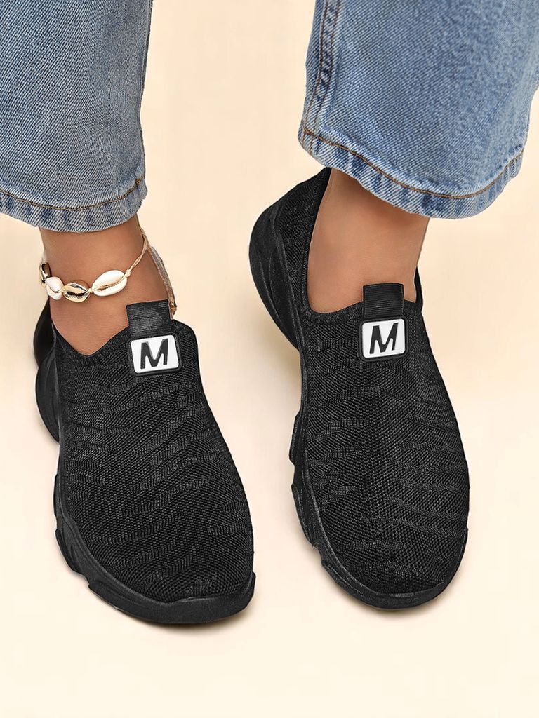 Royalfashion Женские слипоны спортивные тканевые кроссовки Flex Move