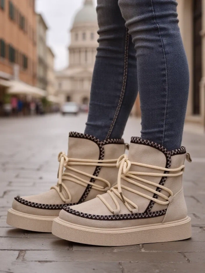 Royalfashion Женские сапоги с шнуровкой Stozi
