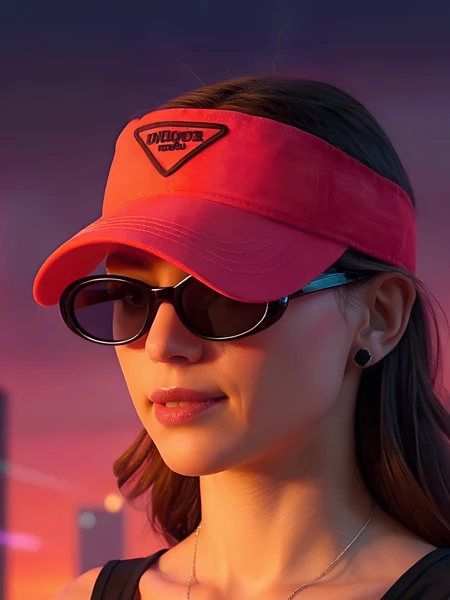 Royalfashion Neon Glow saulės skydelis