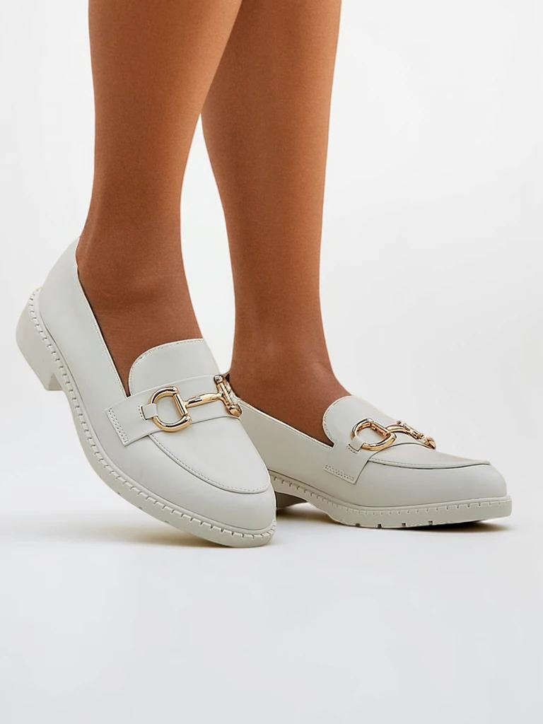 Royalfashion moteriški loaferiai iš matinio ekosiamo Bayla