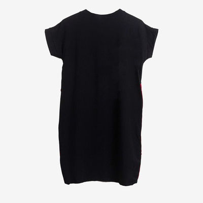 Wielokolorowa sukienka z nadrukiem Pop Art - Odzież