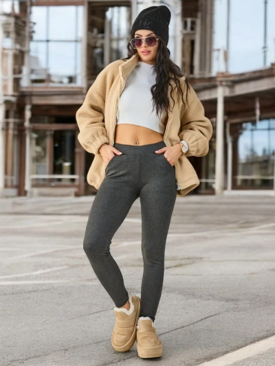 Royalfashion Moteriškos šiltos medvilninės legging‘ai