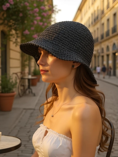 Royalfashion Moteriška šiaudinė skrybėlė Shade Muse