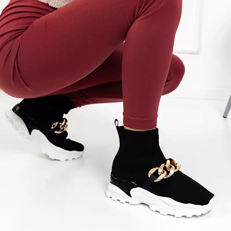 OUTLET Женские черные кроссовки Lucre - Обувь