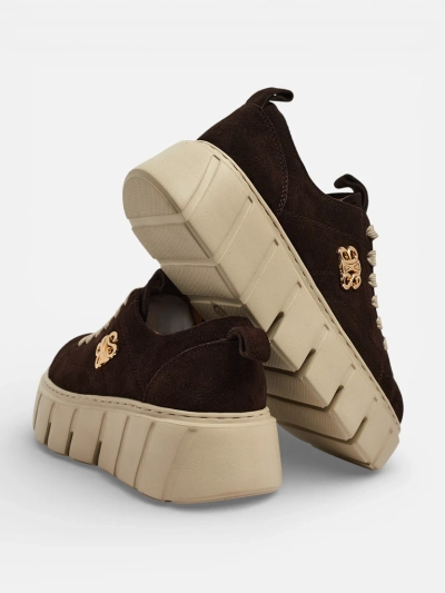 Sportiniai moteriški sportbačiai iš natūralios odos Renos