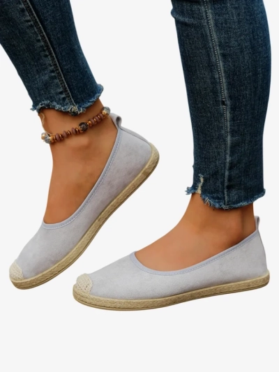 Royalfashion Moteriški ekologiško zomšos espadrilės Aroles