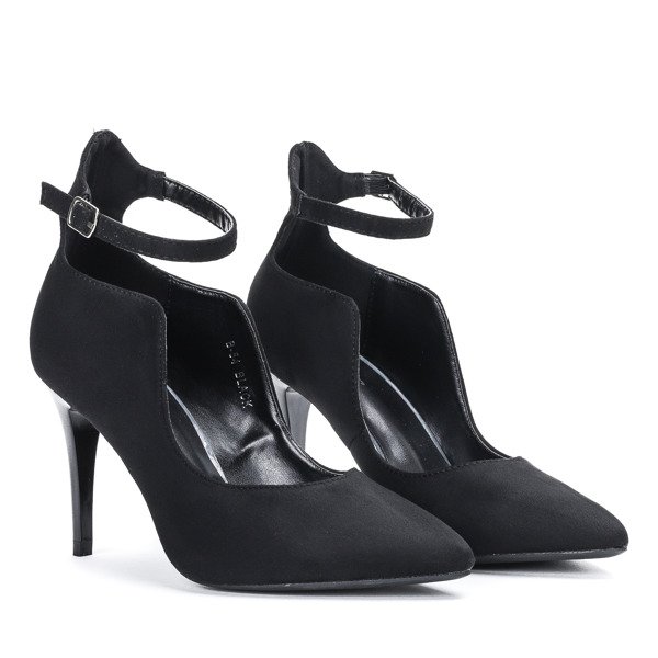 Czarne czółenka na szpilce Adda - Obuwie