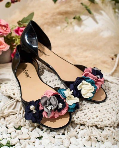 Royalfashion Резиновые балерины с цветком Koddies