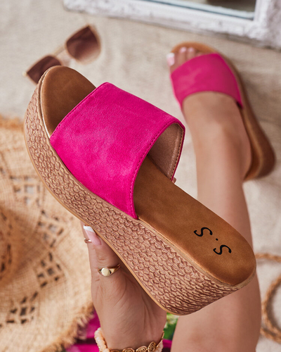 Royalfashion Женские шлепанцы на платформе и якоре Albavia