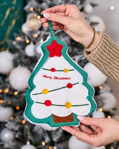 Karališka mada Kalėdinis mažas rankšluostis