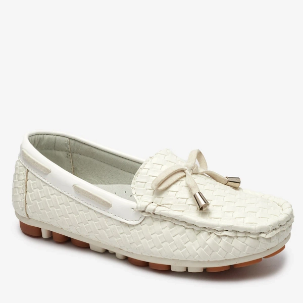 Balti vaikiški mokasinai Dannad- Avalynė