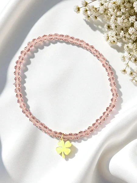 Royalfashion Moteriška apyrankė su dobilo žavesiu