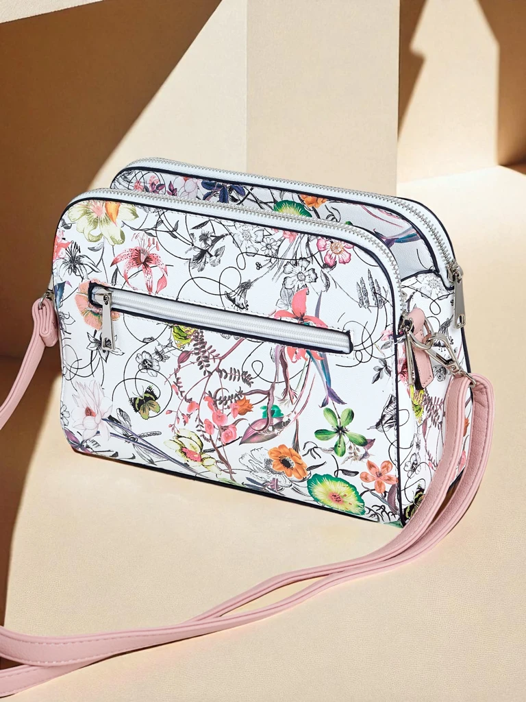 Royalfashion Maža moteriška rankinė pagaminta iš ekologiškos odos Florentia