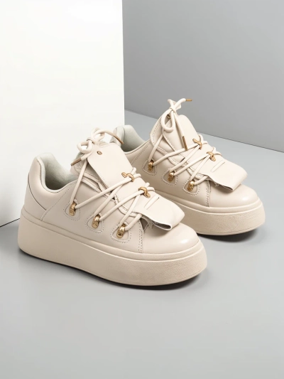 Royalfashion moteriški sportbačiai su dekoratyvine liežuvėliu Domatories