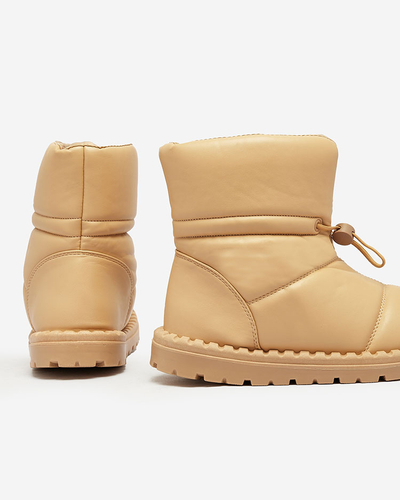 Royalfashion Moteriški rudos spalvos sniego batai Nevonsisia