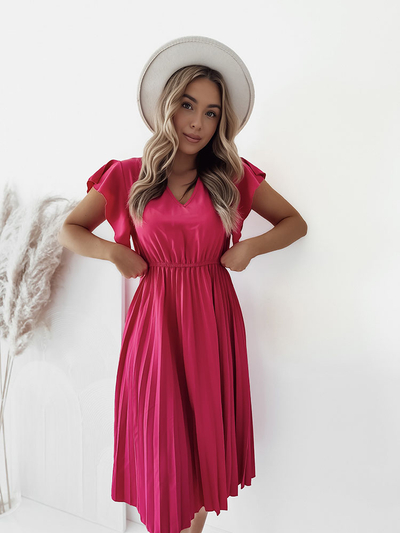 "Royalfashion" Moteriška plisuota midi suknelė