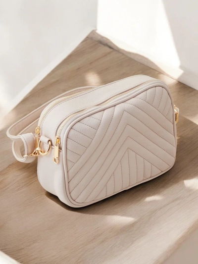 Royalfashion Oval mažas moterų rankinės, pagamintos iš quilted ekokožos