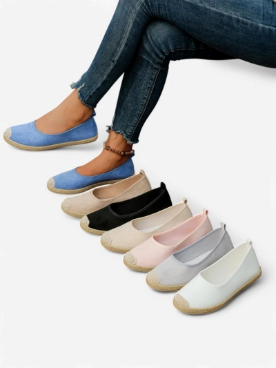 Royalfashion Moteriški ekosuediniai espadrilės Aroles