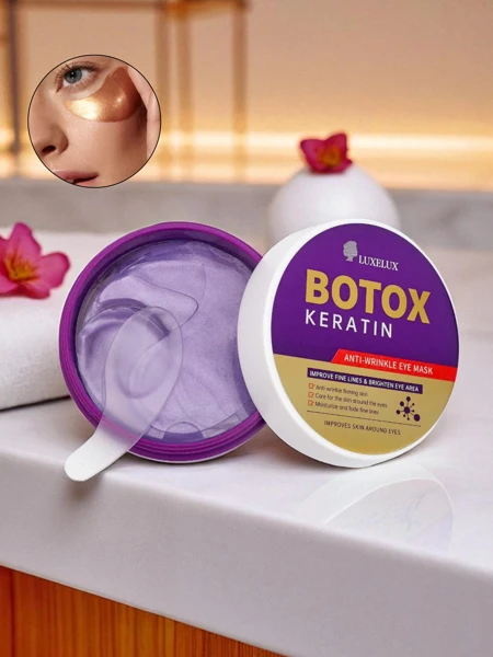 Luxelux Botox priešraukšlinė akių kaukė, akių pleistrai, 60 vnt.