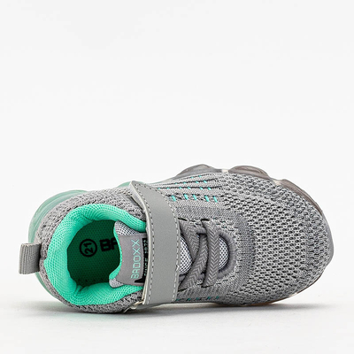 Vaikiški sportbačiai „Astra“ pilki sintetiniai sportiniai vasarai