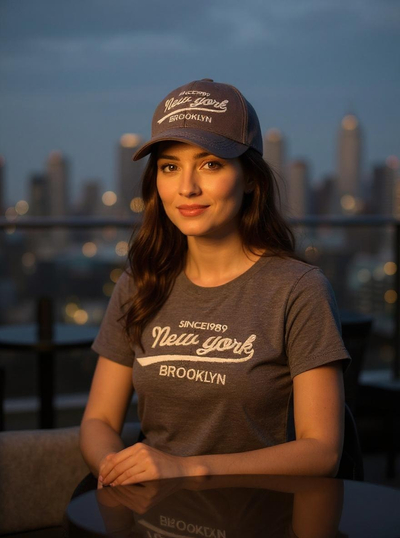 Royalfashion kepurė su snapeliu New York Brooklyn Unisex