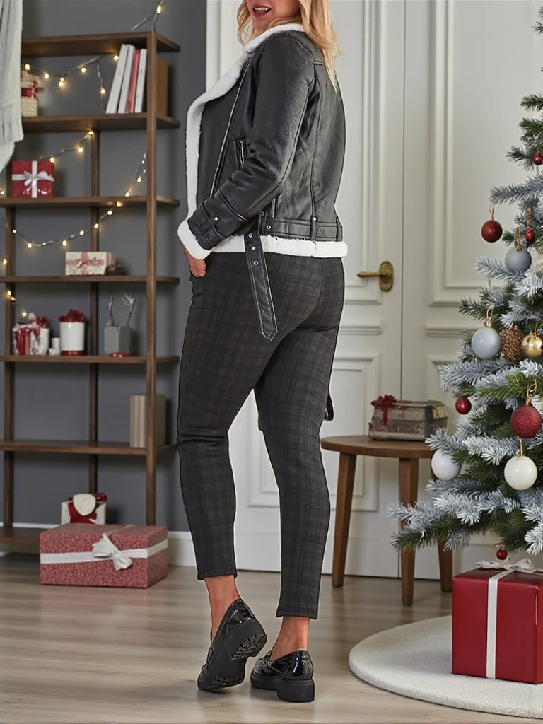 Royalfashion Утепленные женские брюки-теггинсы PLUS SIZE