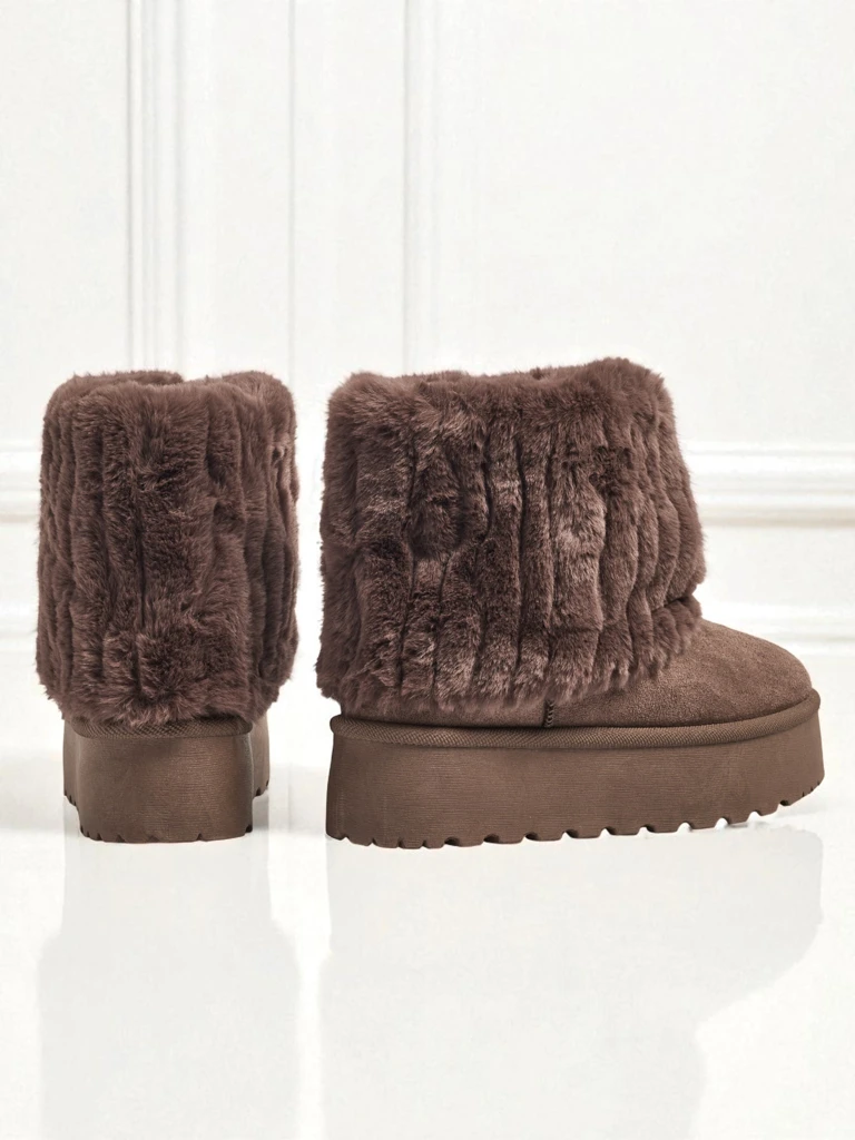 Moteriški a'la sniego batai su kailiuku Irelle