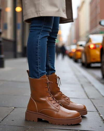 "Royalfashion" Moteriški auliniai batai su raišteliais "Bumalo"