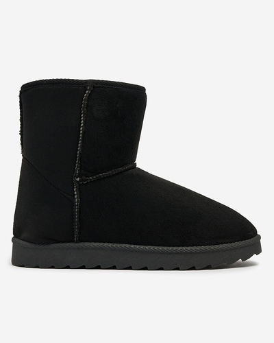 Royalfashion Женские сапоги a'la snow boots черного цвета Aener