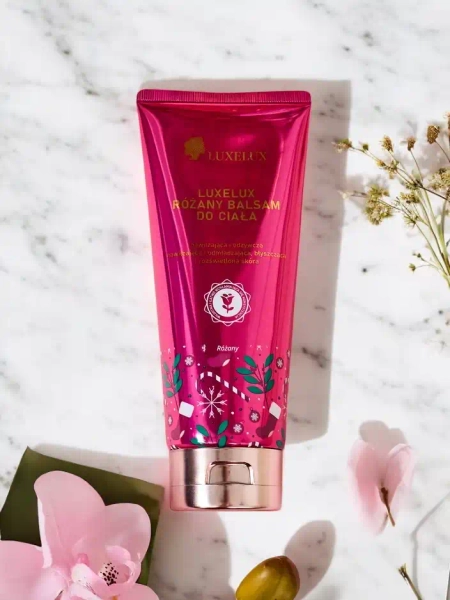 Luxelux kūno balzamas su rožine kvapu 300 ml