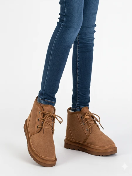 Vaikiški Aulinukai „Venus“ Camel Spalvos Odiniai Patogūs Rudeniui