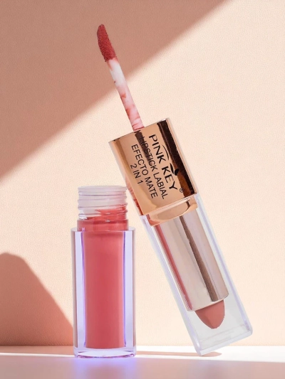 Matinė lūpų dažų lazdelė ir skysta formulė 2-in-1 Vyšnių Mocha