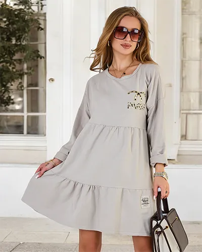 "Royalfashion" moteriška medžiaginė suknelė