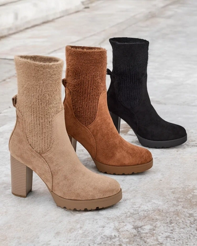 Karališkos mados Moteriški kaulinės bateliai ant kulno Libbo