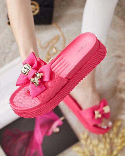 "Royalfashion" Moteriškos šlepetės "Lemini Bow"