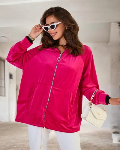 Женская толстовка с капюшоном без молнии Royalfashion