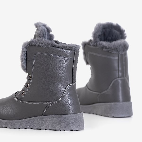 Зимние сапоги серые на меху Cool Breeze - Обувь