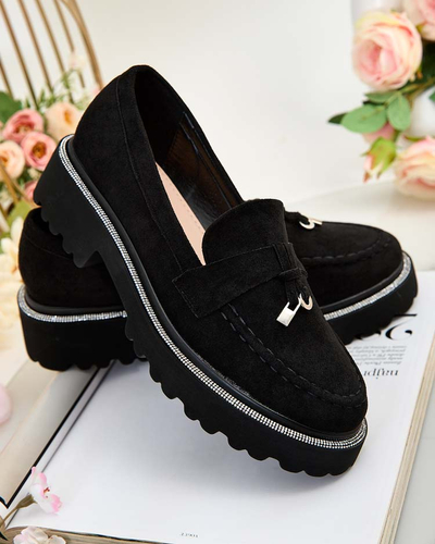 Royalfashion Женские мокасины с цирконами Ali