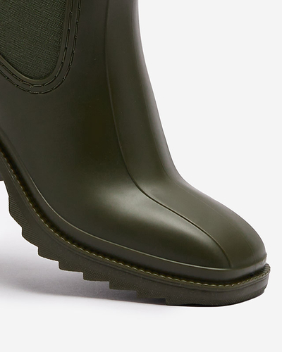 Темно-зеленые женские сапоги Caldala- Footwear