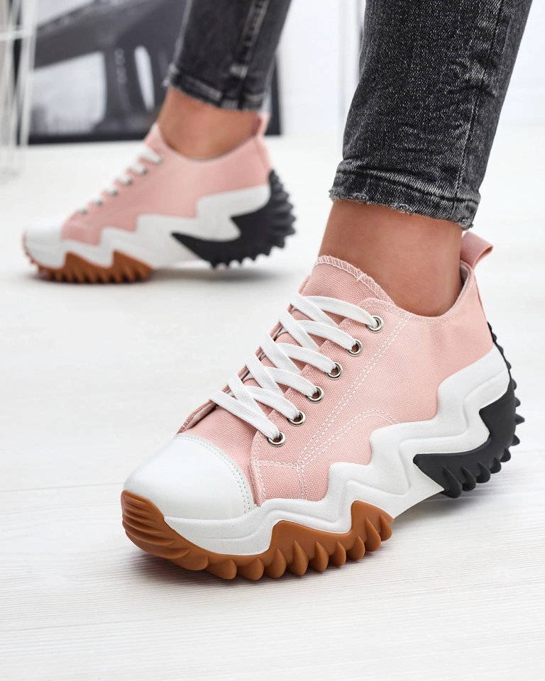 Спортивная обувь a'la кроссовки светло-розового цвета Ascota- Footwear