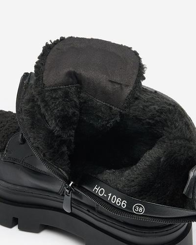 Royalfashion Женские сапоги с овчиной Faeltone