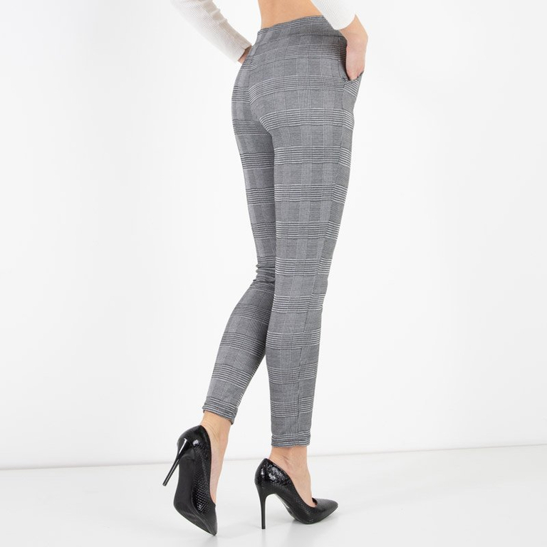 Pilkai pažymėtos moteriškos kelnės - Drabužiai