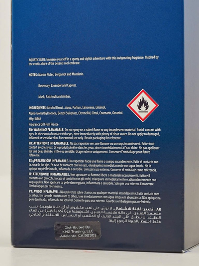 Įkvėptas vyrams skirtas parfumuotas vanduo AQUATIC BLUE