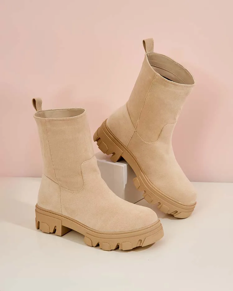 Royalfashion Женские сапоги Gesina из эко-замши