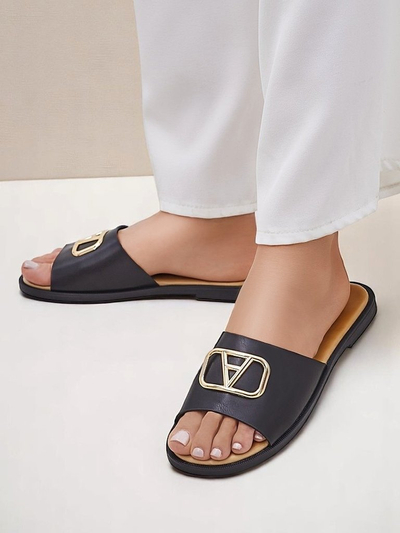 Royalfashion Женские шлепанцы с плоской подошвой Ohanna