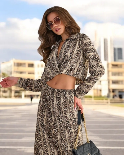 "Royalfashion" raštuotas moteriškas rinkinys