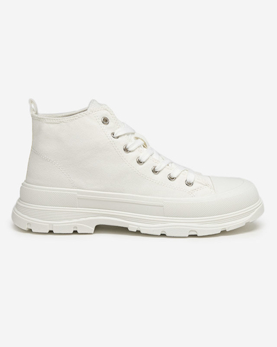 Moteriški balti sportbačiai su storesniu padu Alostino - Avalynė